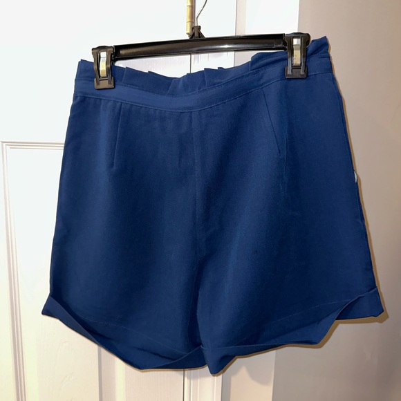 Lauren James blue high waisted shorts, size small - Picture 3 of 3